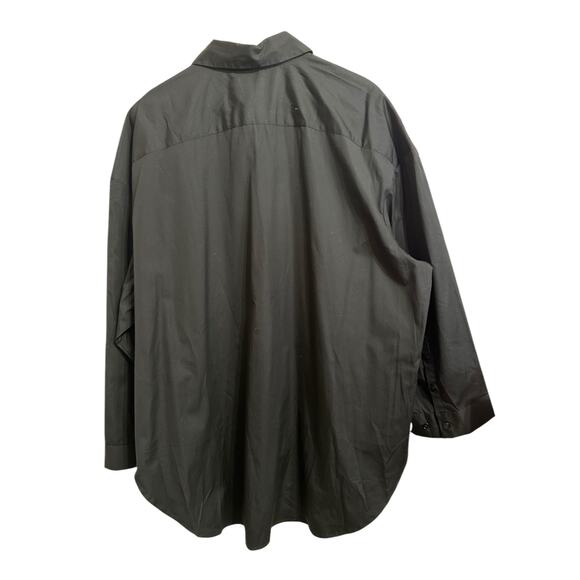 J. Crew women's black The Oversized Shirt‎ long sleeve size XL - Picture 6 of 6